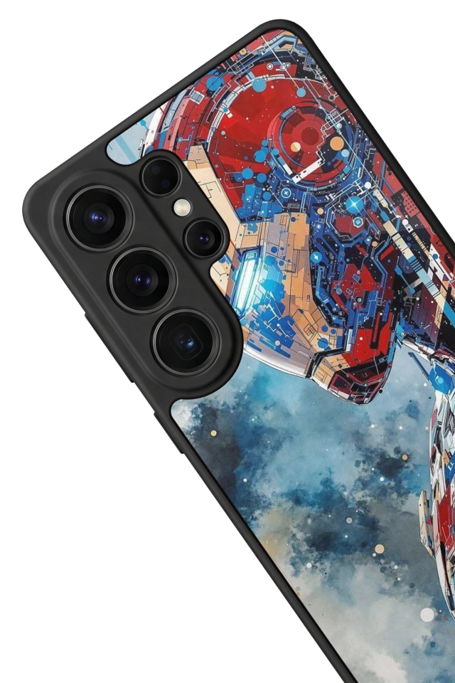 Samsung Galaxy S26 Ultra Uyumlu Iron Man ( Demir Adam ) Tasarımlı Glossy Premium Kılıf