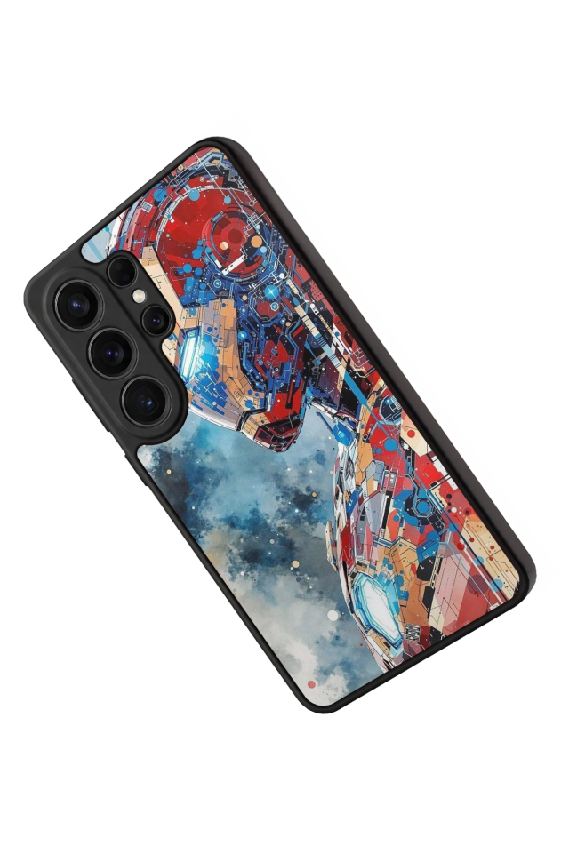 Samsung Galaxy S26 Ultra Uyumlu Iron Man ( Demir Adam ) Tasarımlı Glossy Premium Kılıf