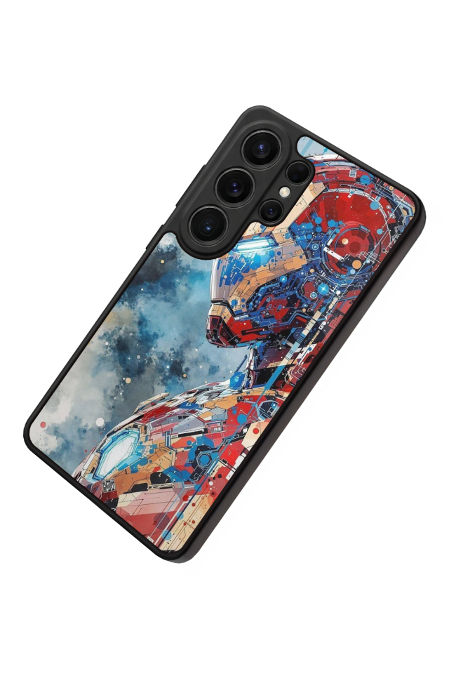 Samsung Galaxy S26 Ultra Uyumlu Iron Man ( Demir Adam ) Tasarımlı Glossy Premium Kılıf