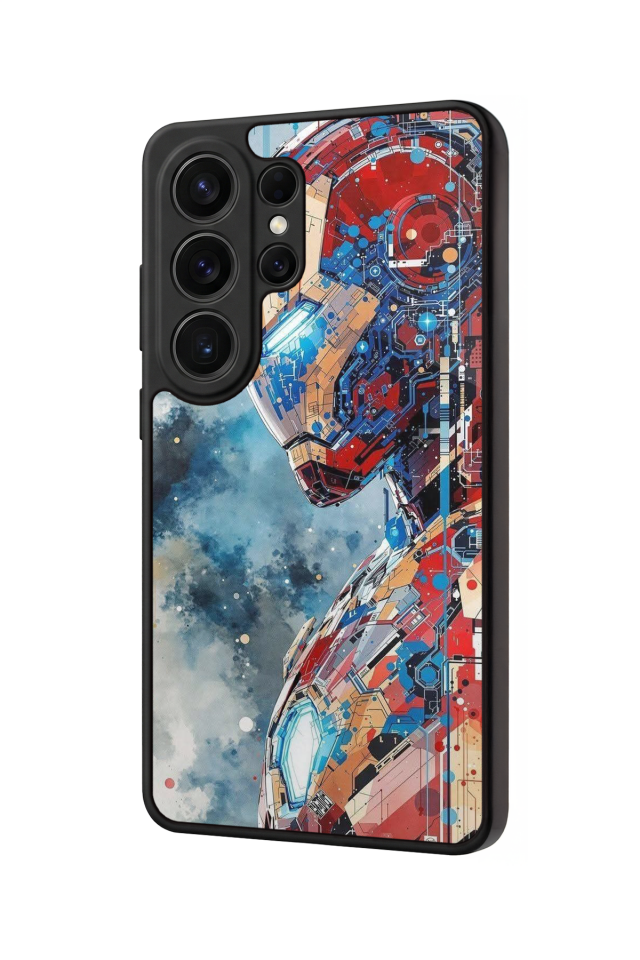 Samsung Galaxy S26 Ultra Uyumlu Iron Man ( Demir Adam ) Tasarımlı Glossy Premium Kılıf