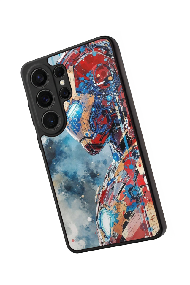 Samsung Galaxy S26 Ultra Uyumlu Iron Man ( Demir Adam ) Tasarımlı Glossy Premium Kılıf