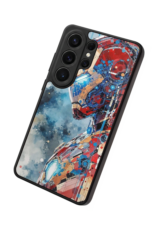 Samsung Galaxy S26 Ultra Uyumlu Iron Man ( Demir Adam ) Tasarımlı Glossy Premium Kılıf