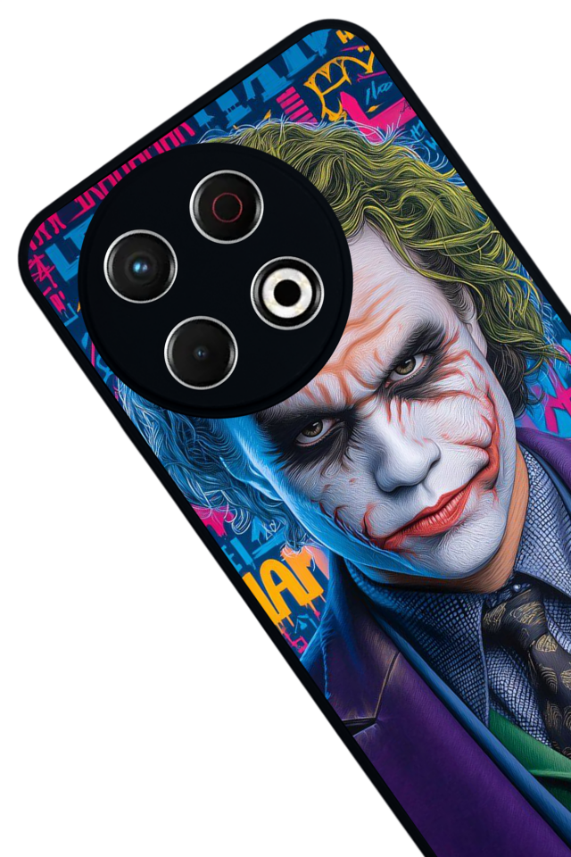 Tecno Spark 30 Pro Uyumlu Joker Tasarımlı Glossy Premium Kılıf