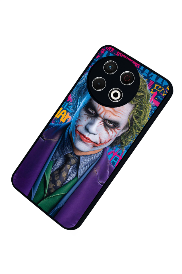 Tecno Spark 30 Pro Uyumlu Joker Tasarımlı Glossy Premium Kılıf