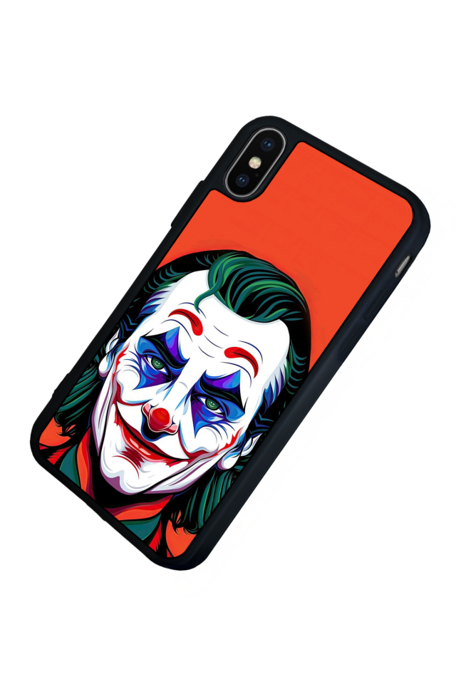 iPhone X/ XS Uyumlu Joker Tasarımlı Glossy Premium Kılıf