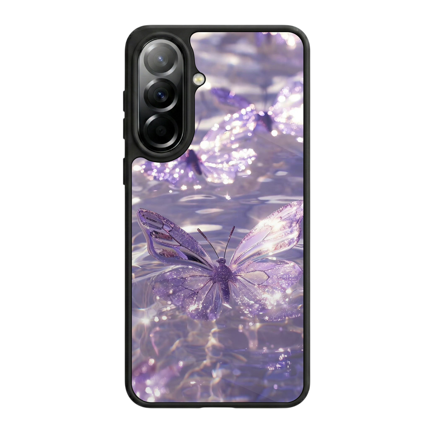 Samsung Galaxy A37 Uyumlu Kelebek Tasarımlı Glossy Premium Kılıf