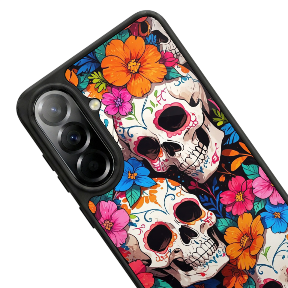 Samsung Galaxy A57 Uyumlu KuruKafa Tasarımlı Glossy Premium Kılıf