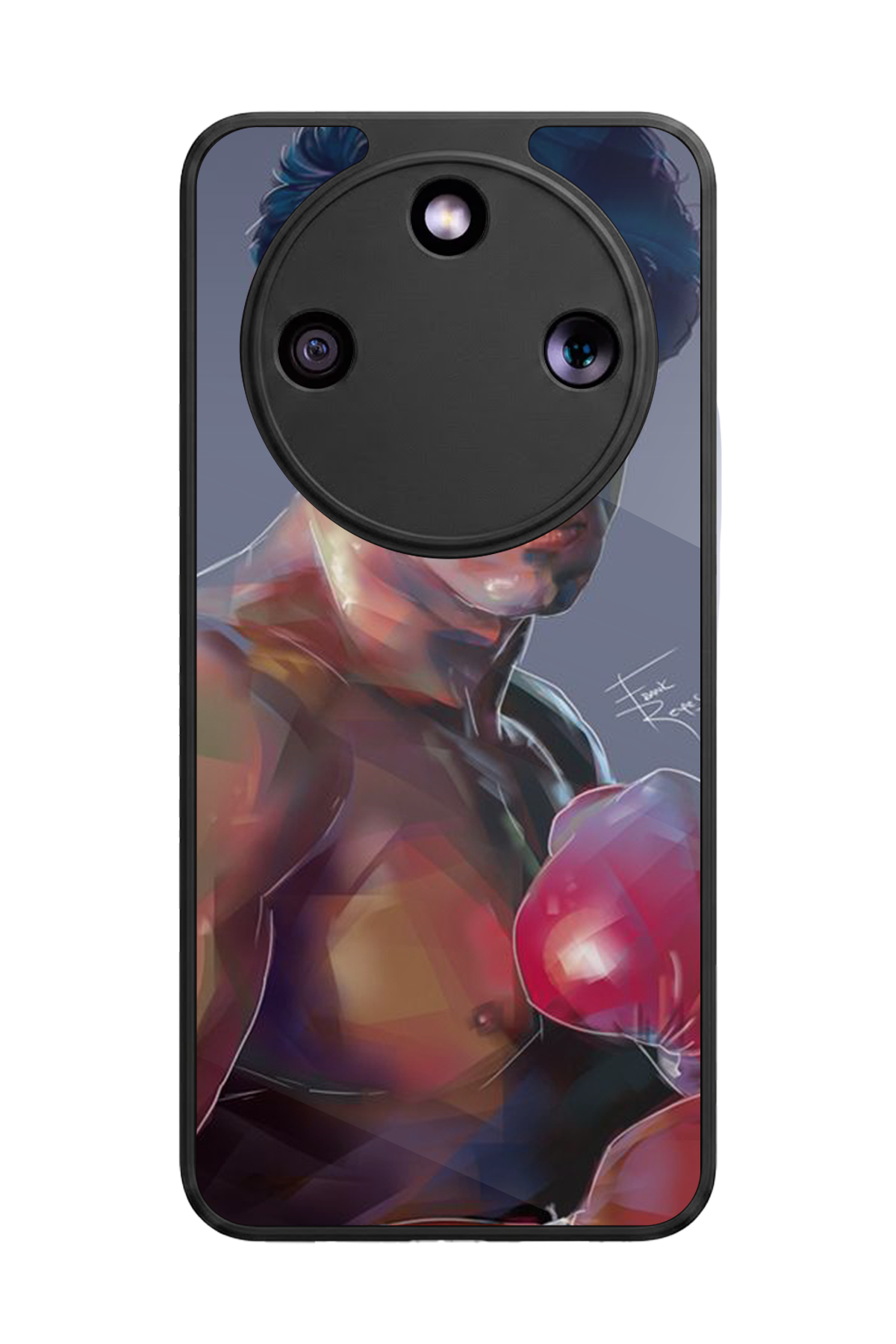 Honor Magic 8 Lite Uyumlu Rocky Tasarımlı Glossy Premium Kılıf