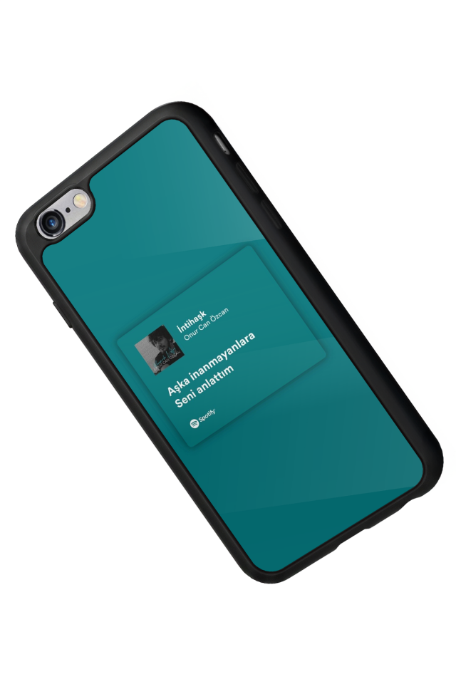 iPhone 6 Plus Uyumlu Sarki Sozleri Tasarımlı Glossy Premium Kılıf