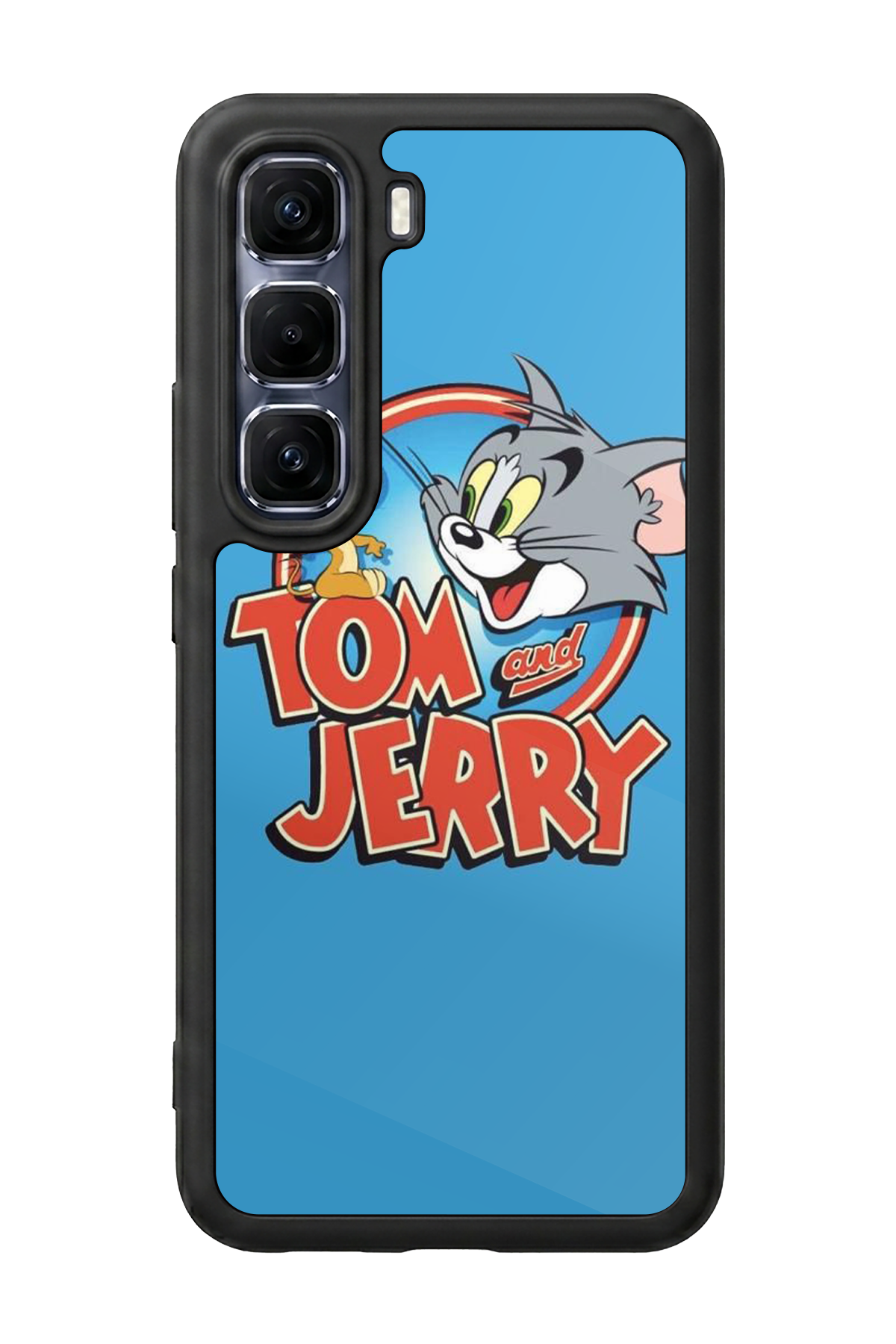 Infinix Hot 60 Pro Plus Uyumlu Tom And Jerry Tasarımlı Glossy Premium Kılıf