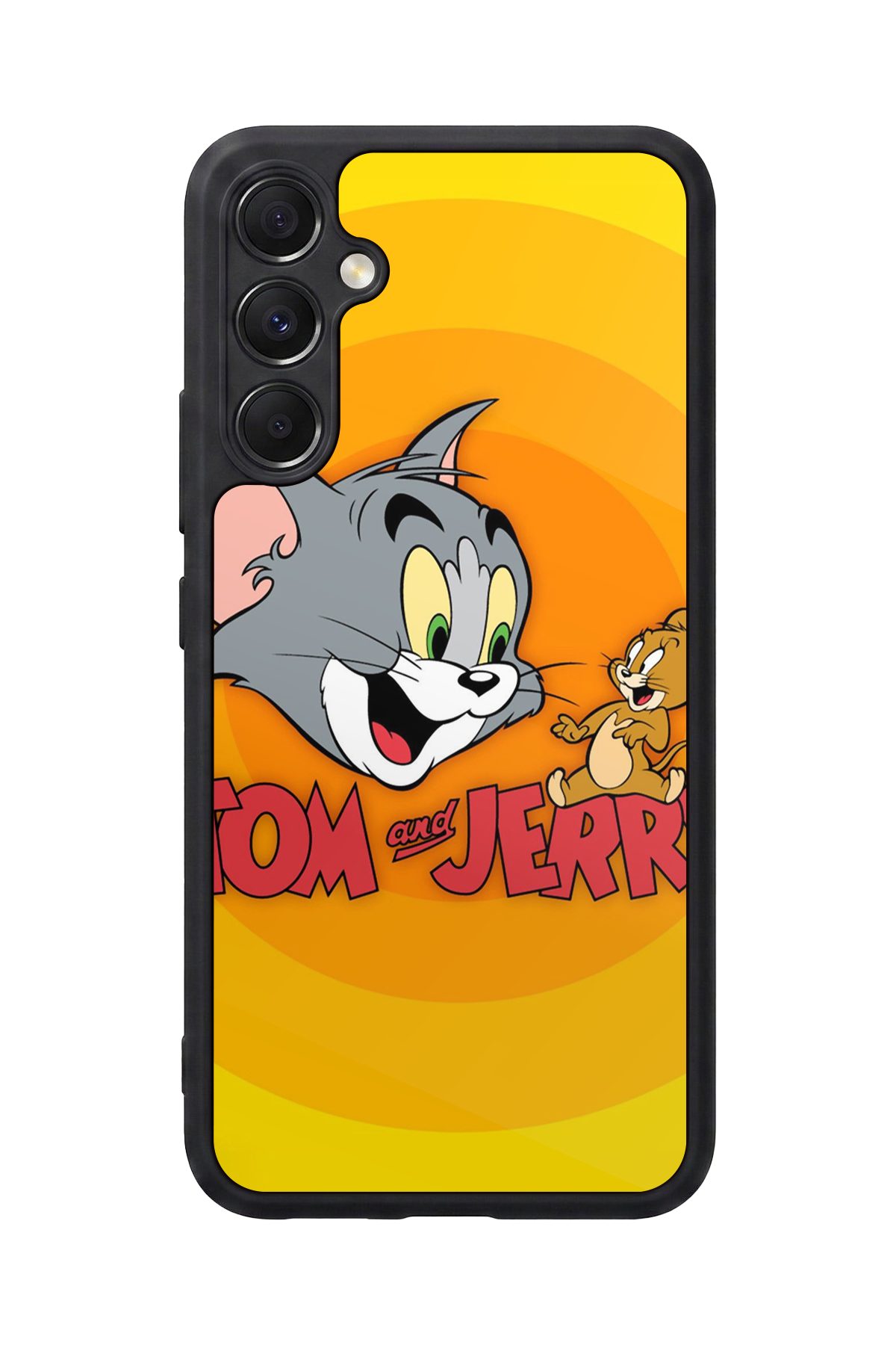 Samsung Galaxy A34 Uyumlu Tom And Jerry Tasarımlı Glossy Premium Kılıf