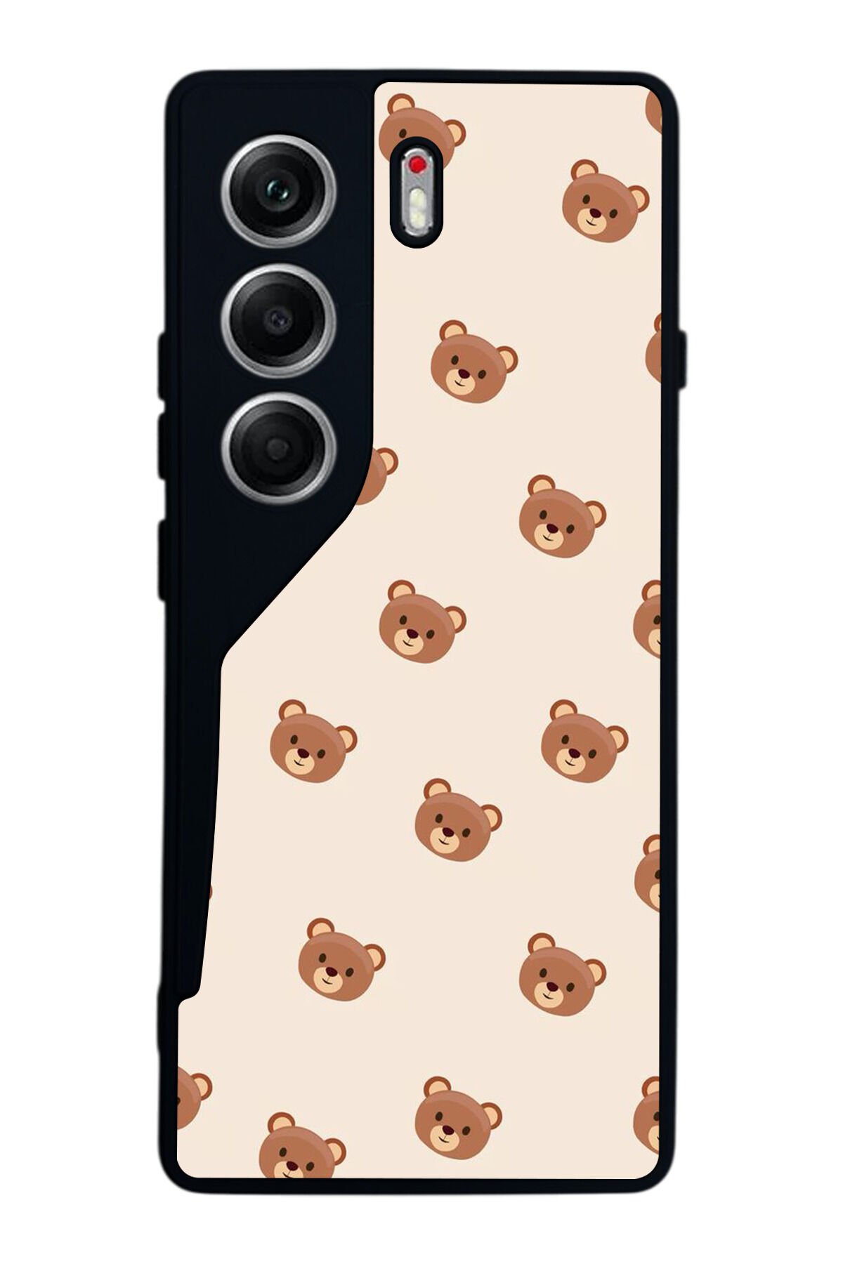 Tecno Camon 40 Uyumlu Ayı Tasarımlı Glossy Premium Kılıf