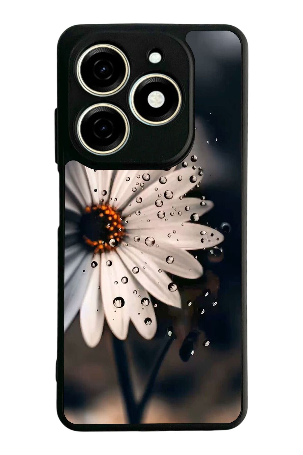 Tecno Spark 20/20C Uyumlu Cicek Tasarımlı Glossy Premium Kılıf