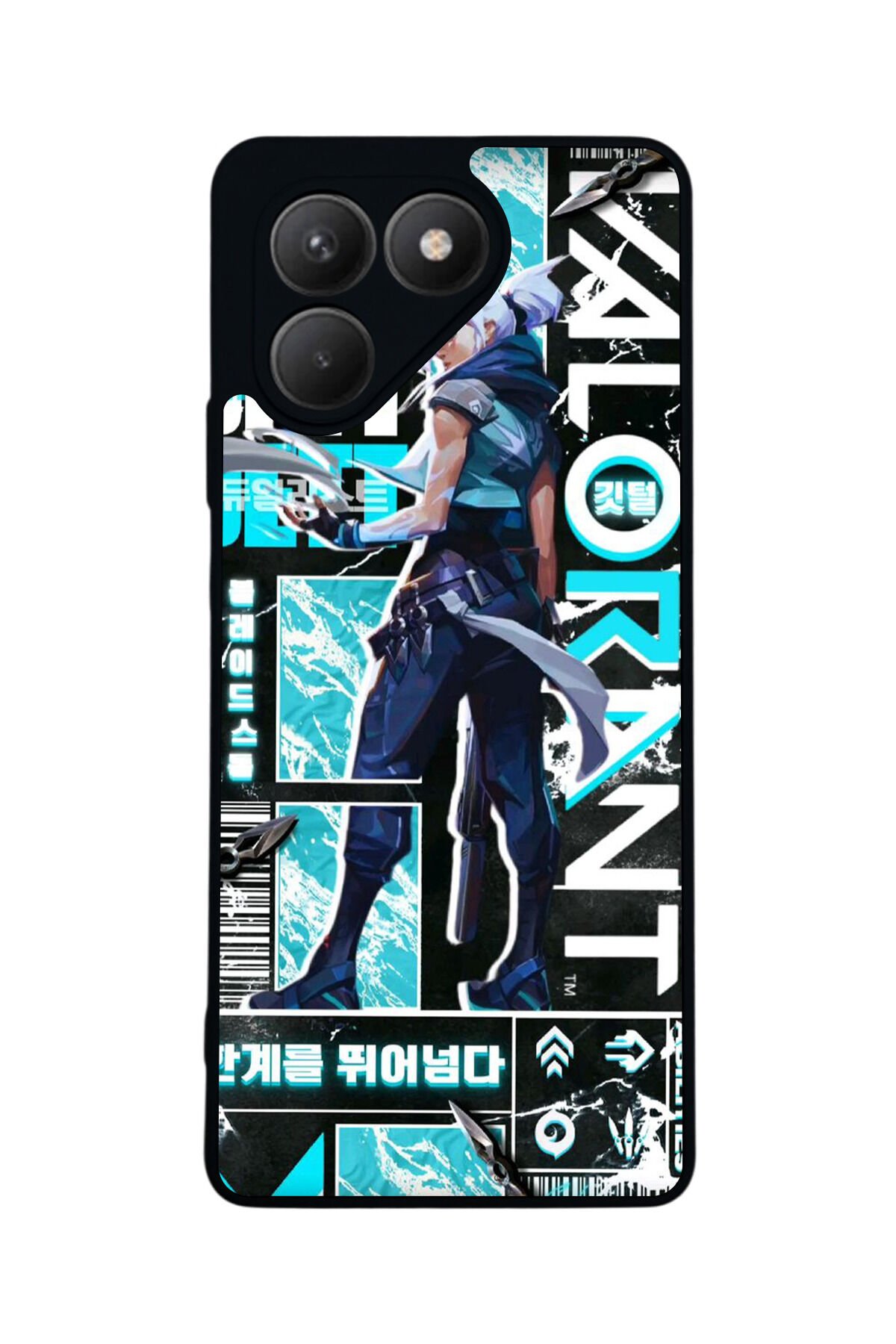 Tecno Pova 7 Mat Uyumlu Siyah Kılıf – Yumuşak Silikon, Koruyucu, Şok Emici Kapak