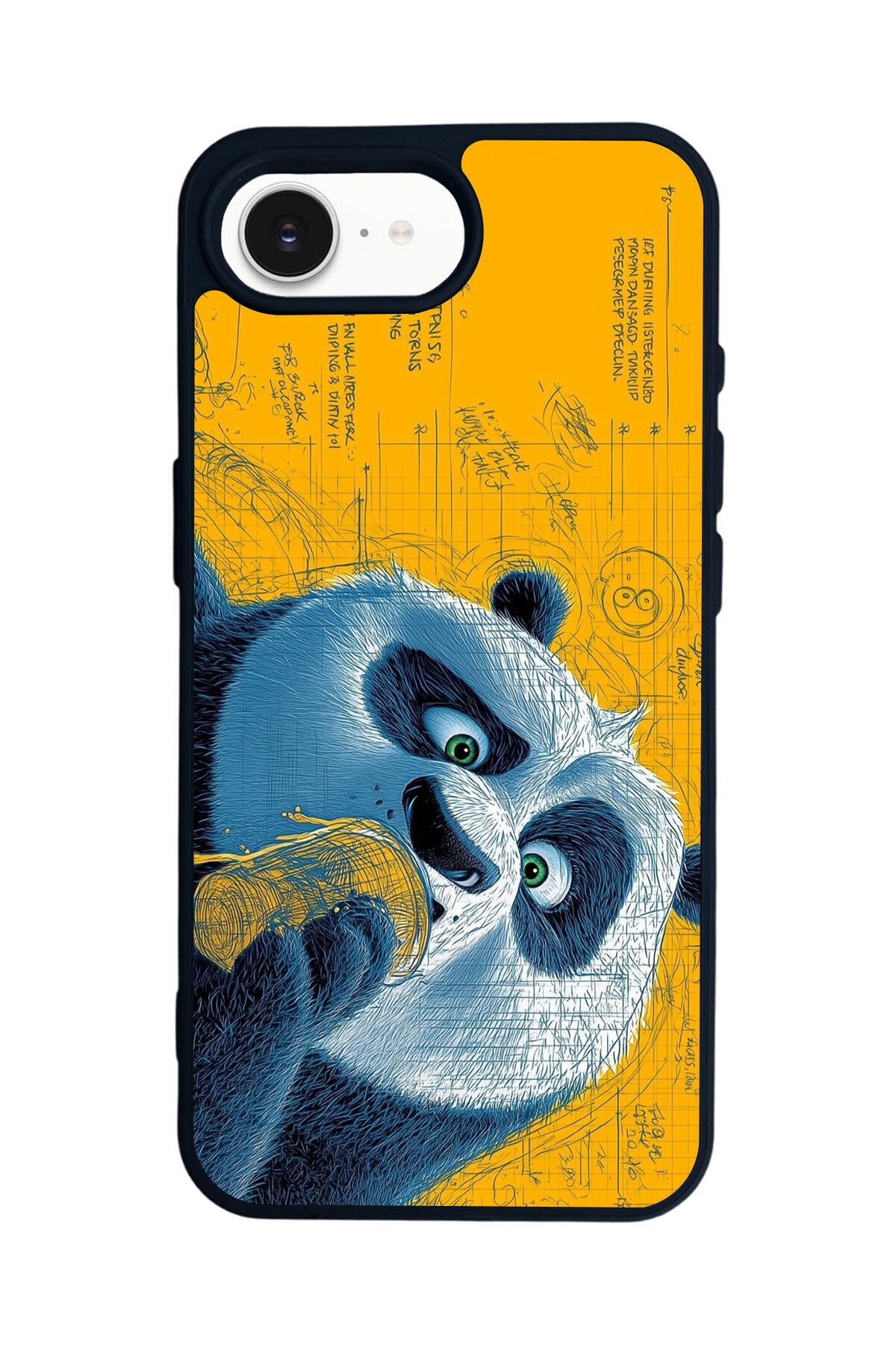 iPhone 16E Uyumlu Kung Fu Panda Tasarımlı Glossy Premium Kılıf