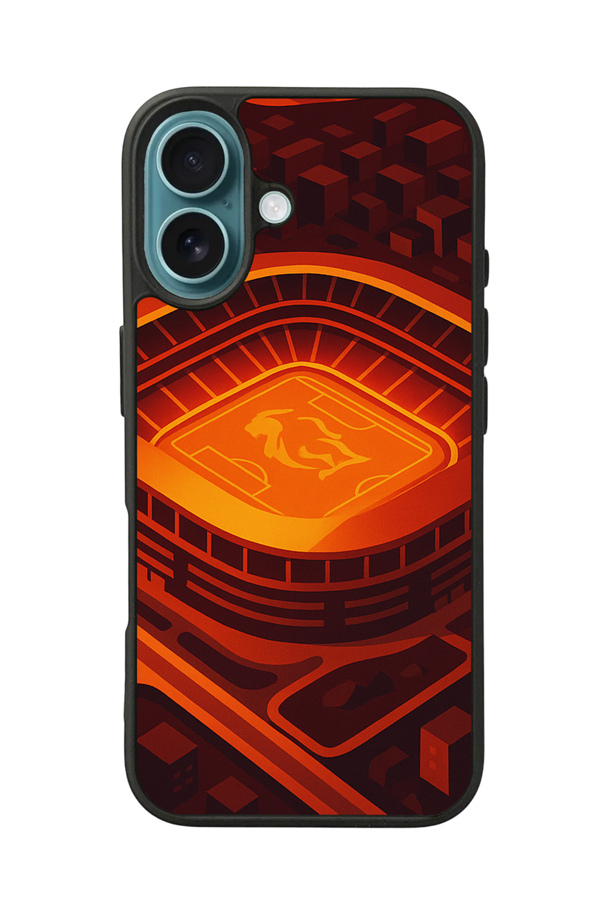 iPhone 16 Plus Uyumlu Aslan Tasarımlı Glossy Premium Kılıf