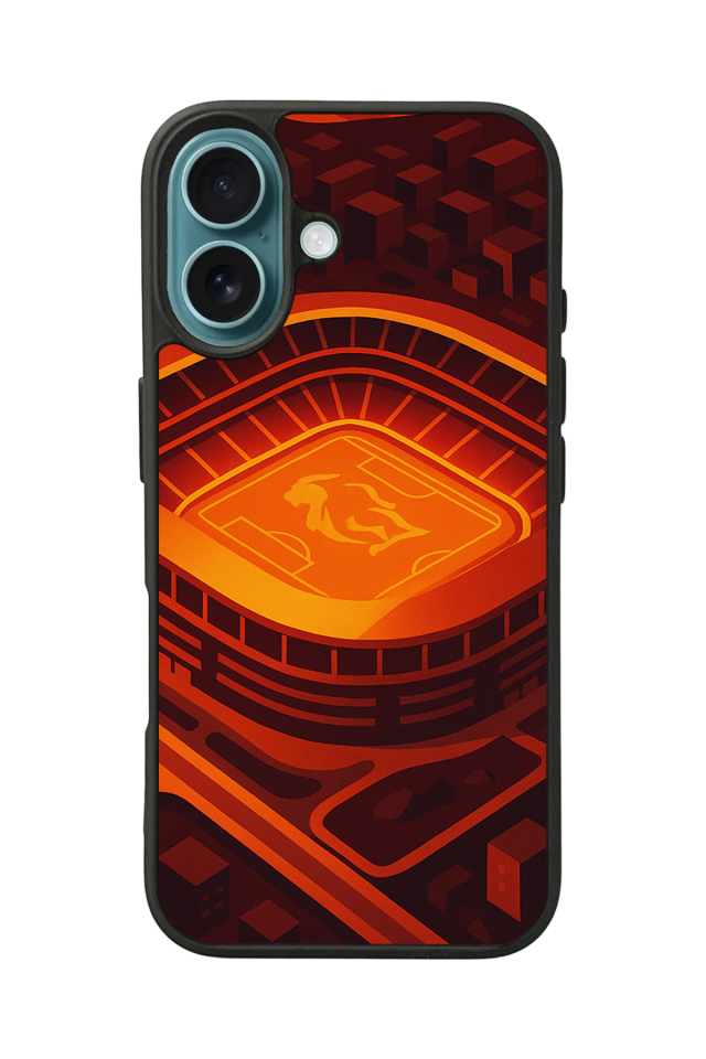 iPhone 16 Plus Uyumlu Aslan Tasarımlı Glossy Premium Kılıf