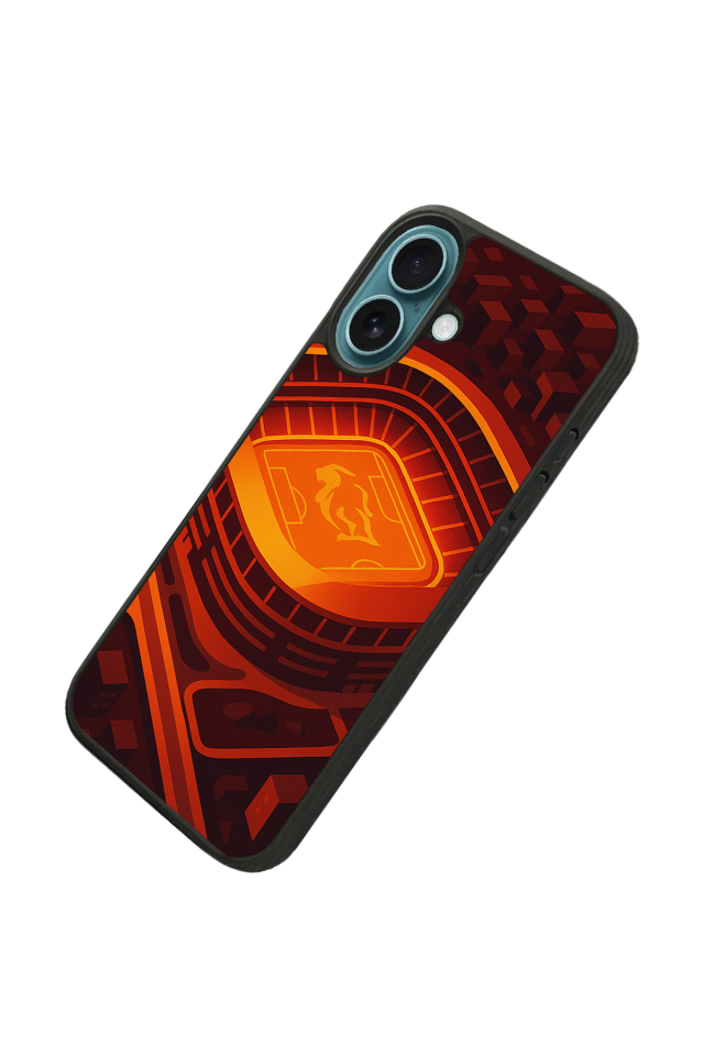 iPhone 16 Plus Uyumlu Aslan Tasarımlı Glossy Premium Kılıf
