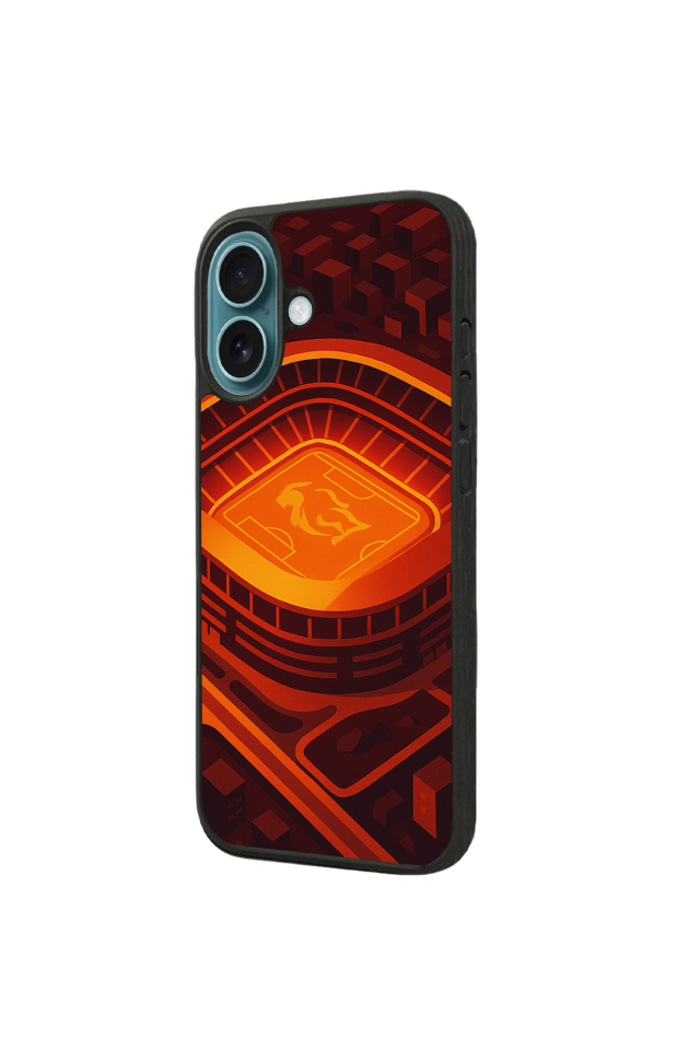 iPhone 16 Plus Uyumlu Aslan Tasarımlı Glossy Premium Kılıf