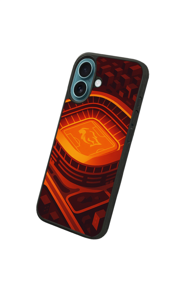 iPhone 16 Plus Uyumlu Aslan Tasarımlı Glossy Premium Kılıf