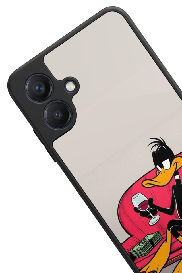 Samsung Galaxy A07 Uyumlu Daffy duck Tasarımlı Glossy Premium Kılıf