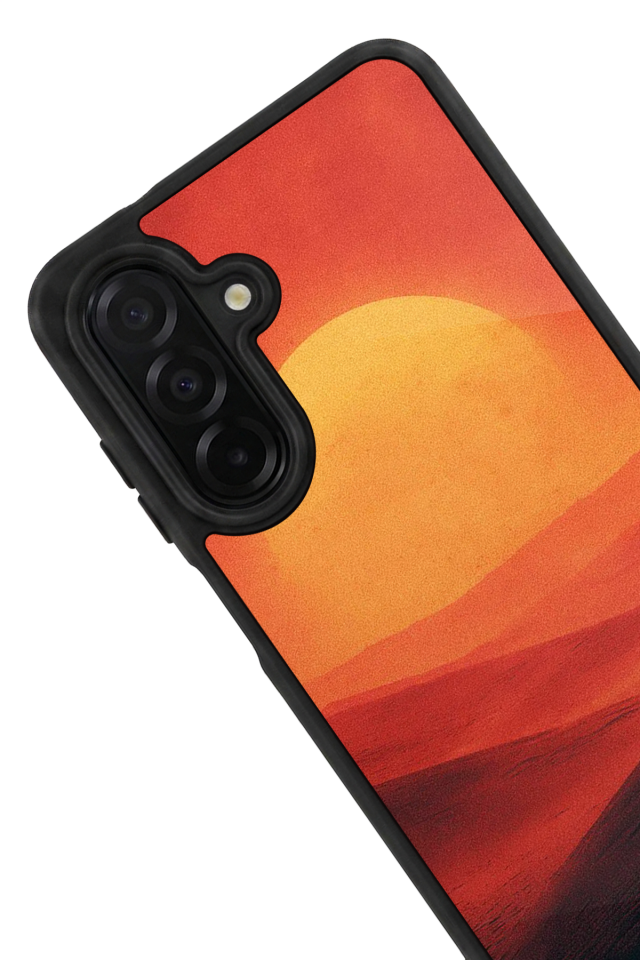 Samsung Galaxy A36 Uyumlu Güneş Tasarımlı Glossy Premium Kılıf