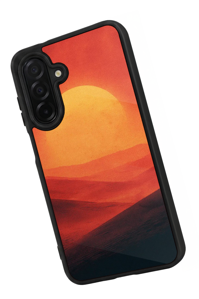 Samsung Galaxy A36 Uyumlu Güneş Tasarımlı Glossy Premium Kılıf