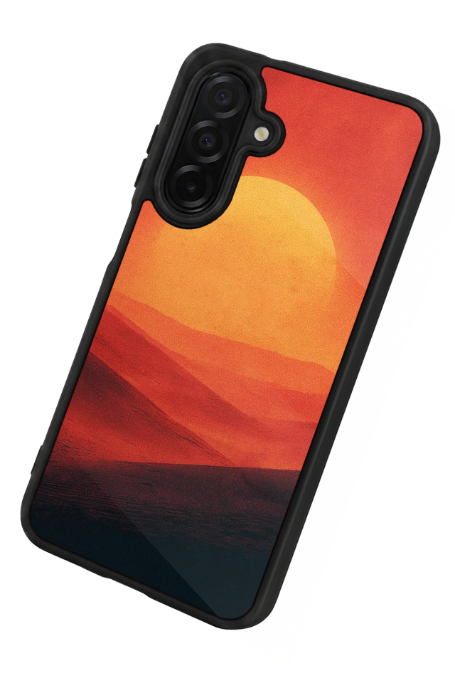 Samsung Galaxy A36 Uyumlu Güneş Tasarımlı Glossy Premium Kılıf