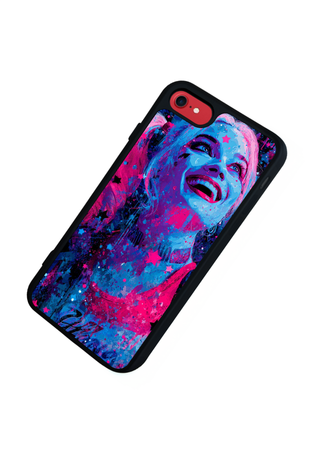 iPhone SE Uyumlu HarleyQueen Tasarımlı Glossy Premium Kılıf