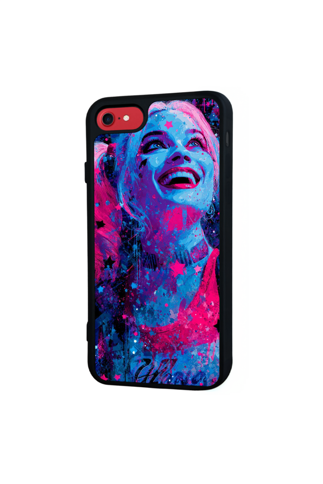 iPhone SE Uyumlu HarleyQueen Tasarımlı Glossy Premium Kılıf