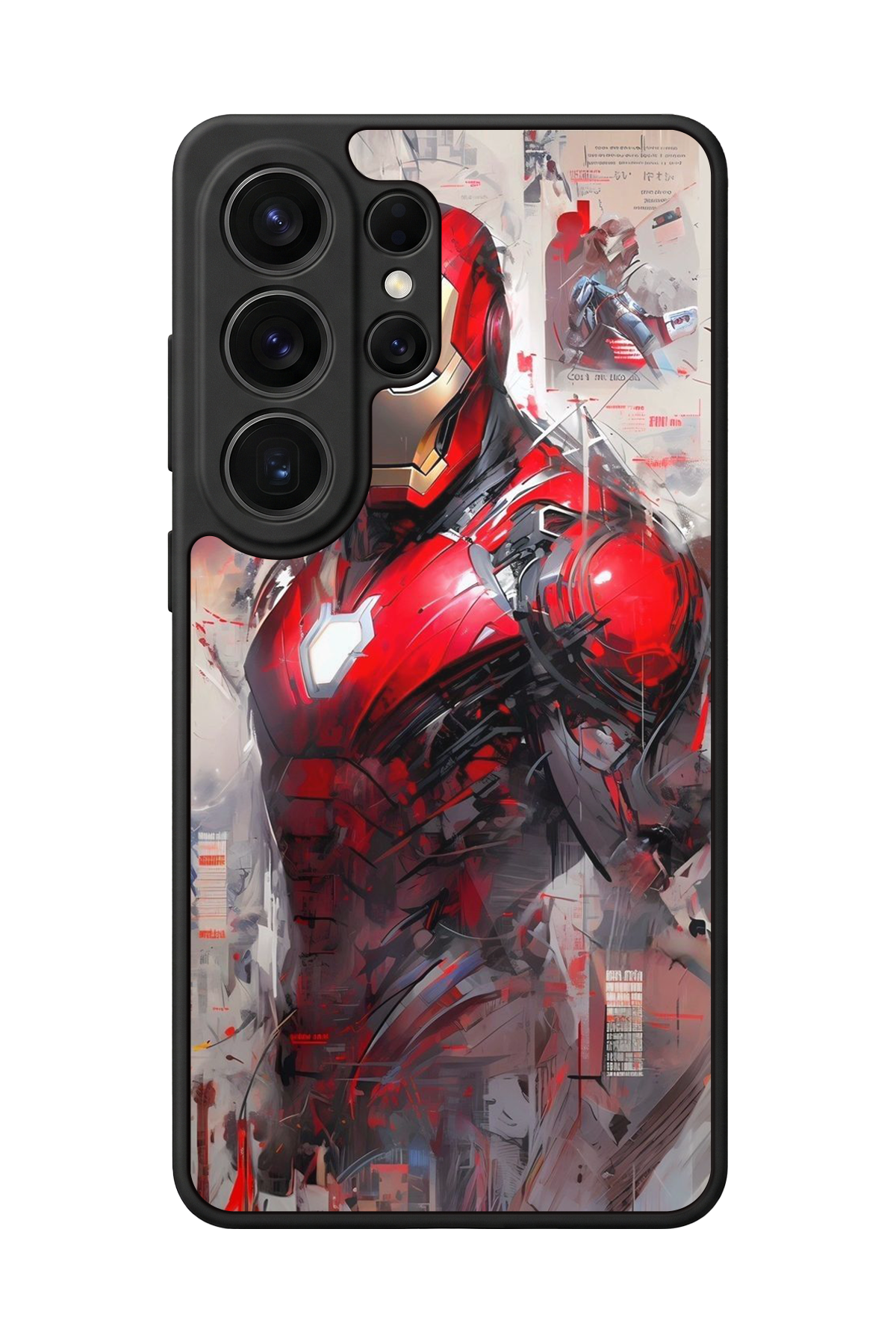Samsung Galaxy S26 Ultra Uyumlu Iron Man ( Demir Adam ) Tasarımlı Glossy Premium Kılıf
