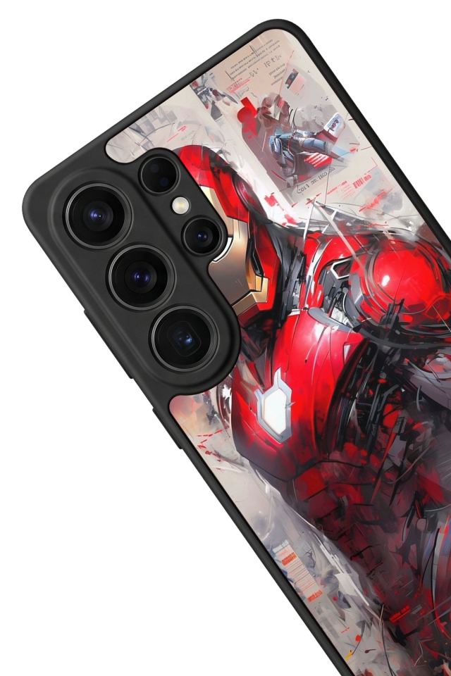 Samsung Galaxy S26 Ultra Uyumlu Iron Man ( Demir Adam ) Tasarımlı Glossy Premium Kılıf
