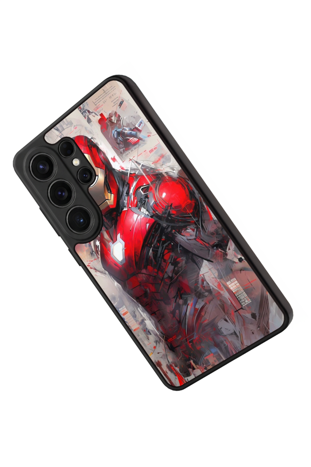Samsung Galaxy S26 Ultra Uyumlu Iron Man ( Demir Adam ) Tasarımlı Glossy Premium Kılıf
