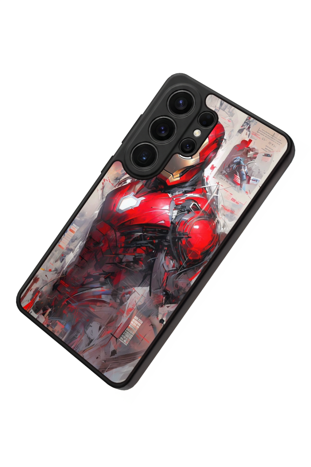 Samsung Galaxy S26 Ultra Uyumlu Iron Man ( Demir Adam ) Tasarımlı Glossy Premium Kılıf