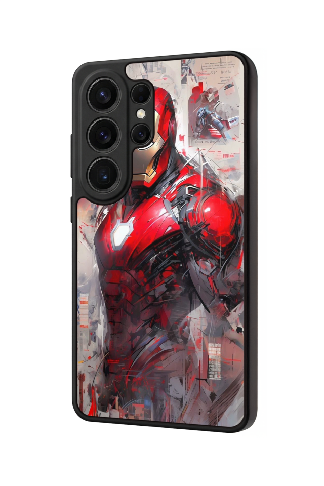Samsung Galaxy S26 Ultra Uyumlu Iron Man ( Demir Adam ) Tasarımlı Glossy Premium Kılıf