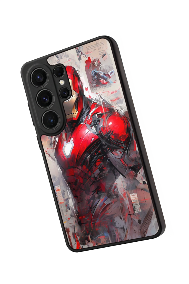 Samsung Galaxy S26 Ultra Uyumlu Iron Man ( Demir Adam ) Tasarımlı Glossy Premium Kılıf