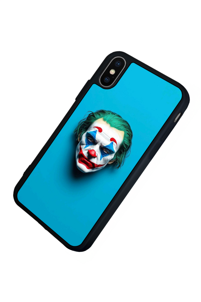 iPhone X/ XS Uyumlu Joker Tasarımlı Glossy Premium Kılıf