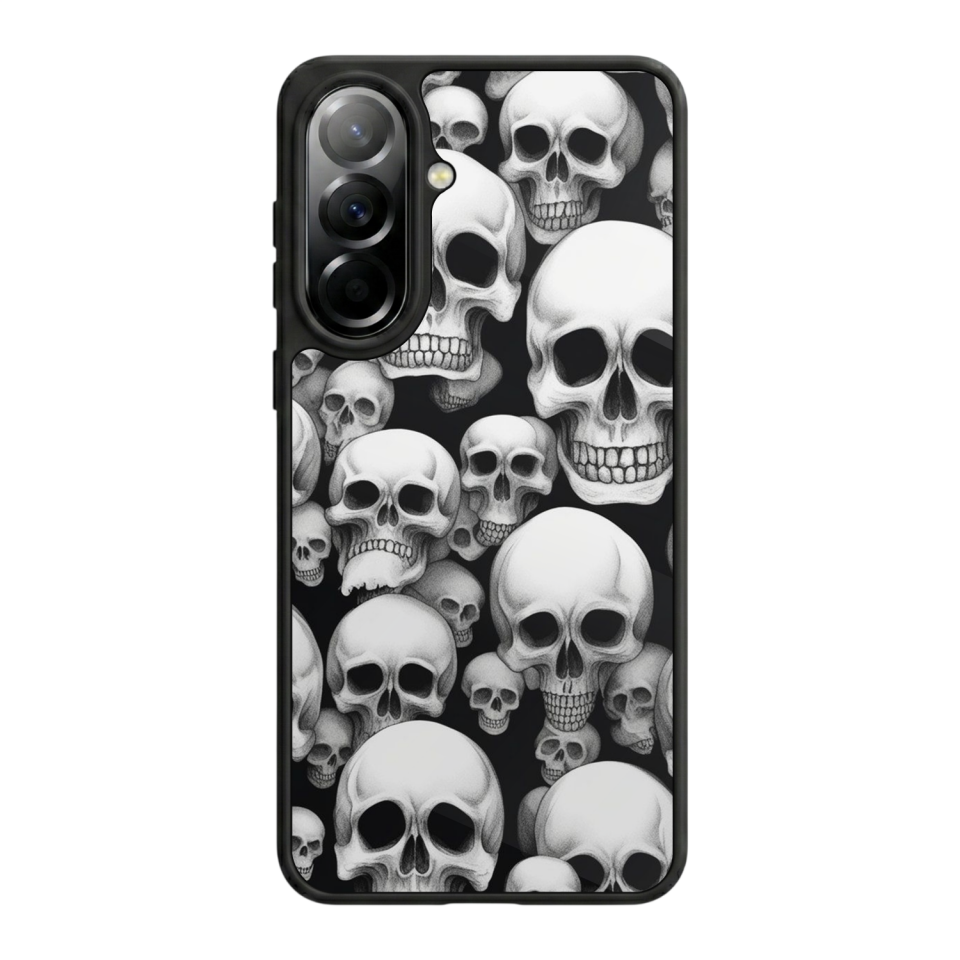 Samsung Galaxy A57 Uyumlu KuruKafa Tasarımlı Glossy Premium Kılıf