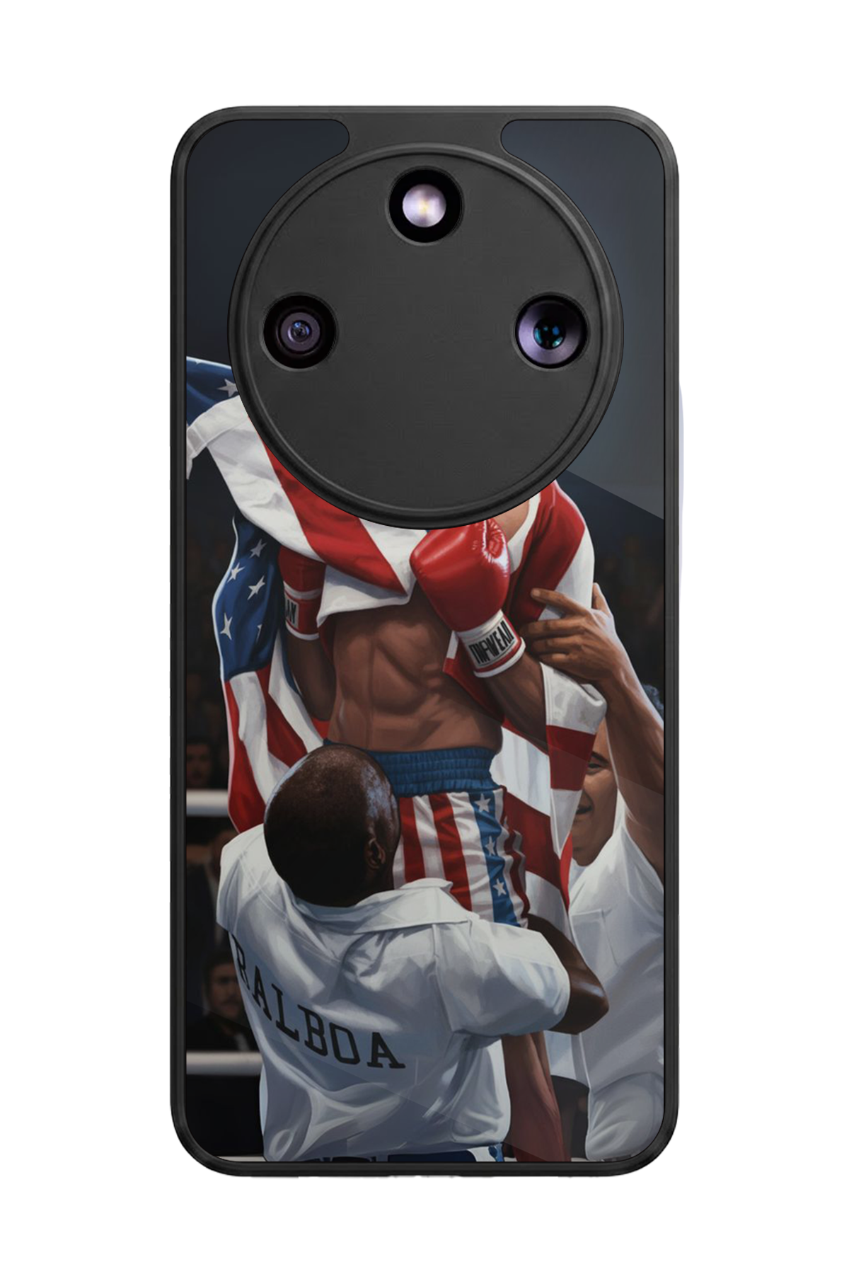 Honor Magic 8 Lite Uyumlu Rocky Tasarımlı Glossy Premium Kılıf