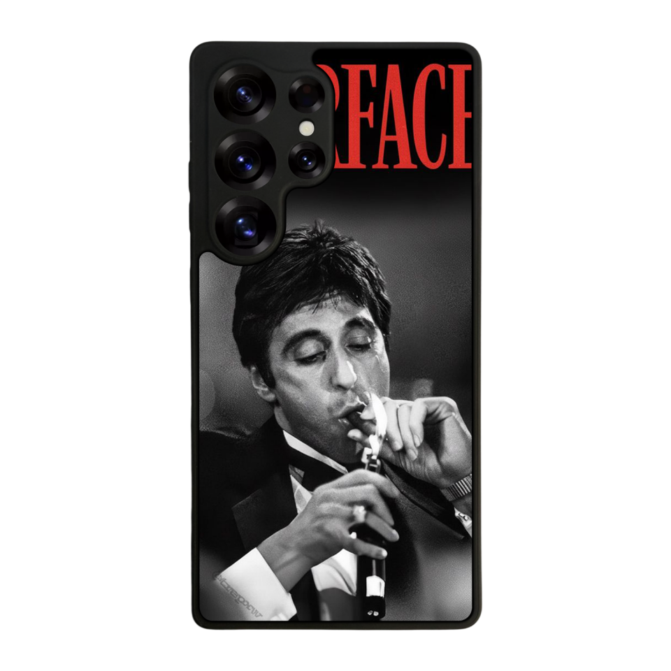 Samsung Galaxy S25 Ultra Uyumlu Scarface Tasarımlı Glossy Premium Kılıf