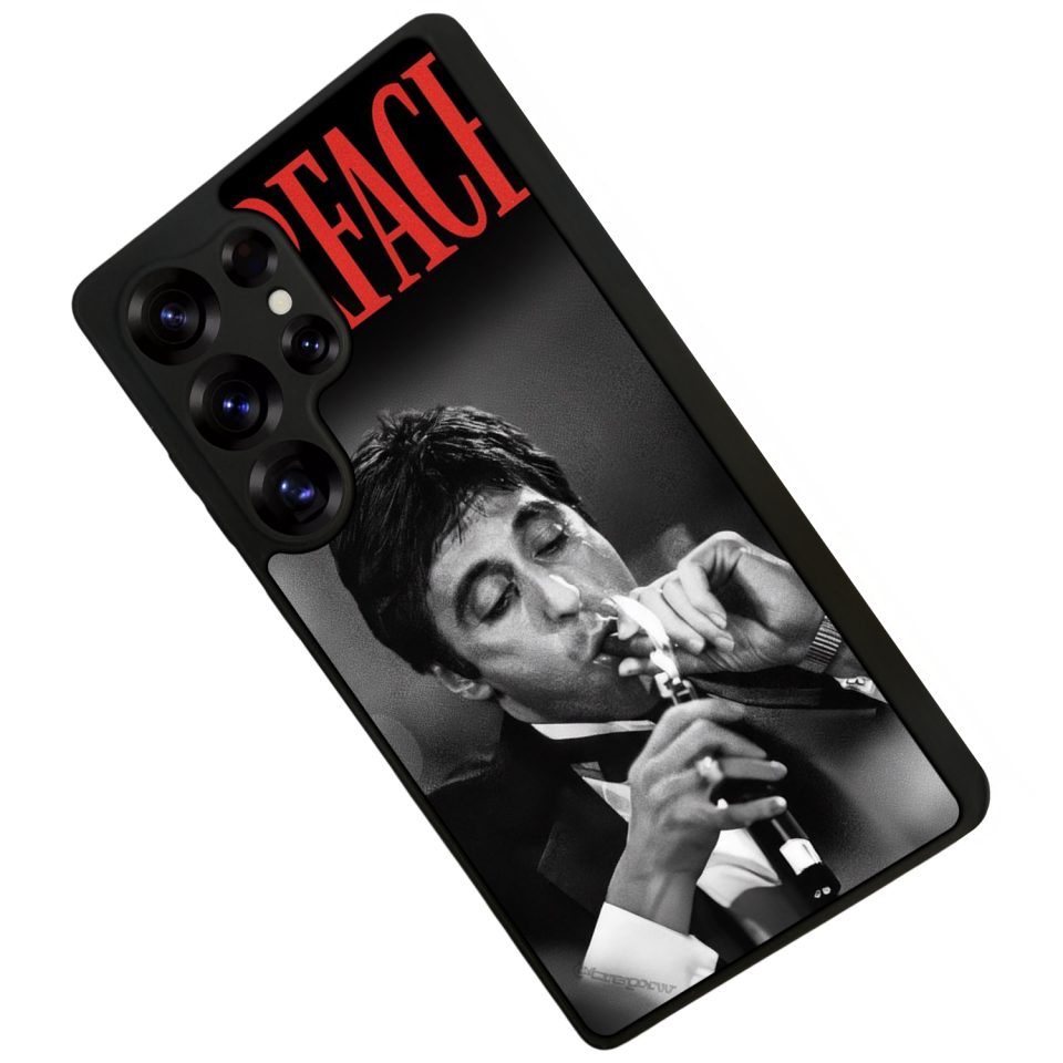 Samsung Galaxy S25 Ultra Uyumlu Scarface Tasarımlı Glossy Premium Kılıf