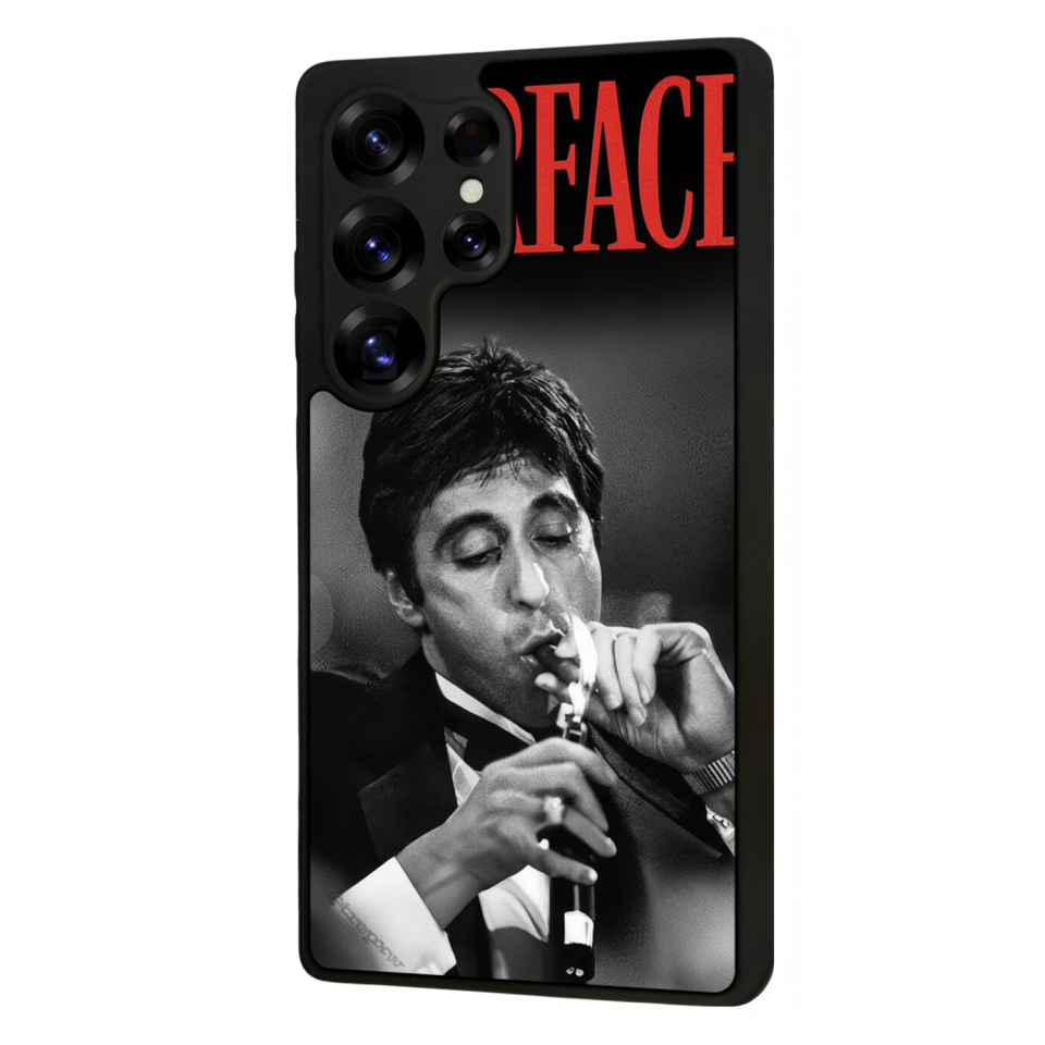Samsung Galaxy S25 Ultra Uyumlu Scarface Tasarımlı Glossy Premium Kılıf