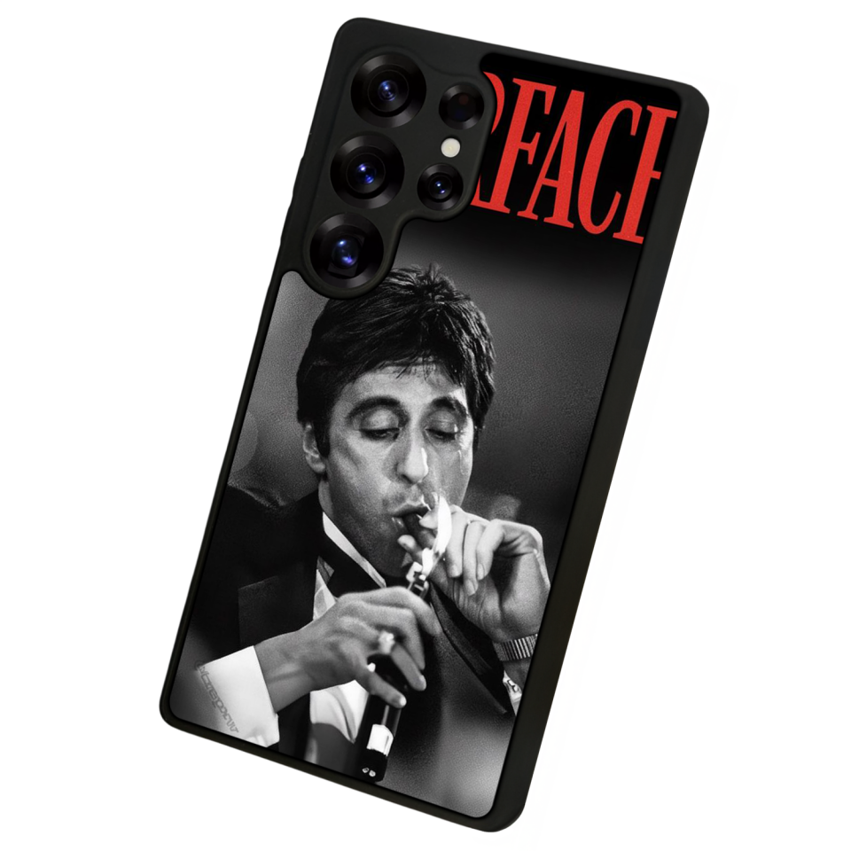 Samsung Galaxy S25 Ultra Uyumlu Scarface Tasarımlı Glossy Premium Kılıf