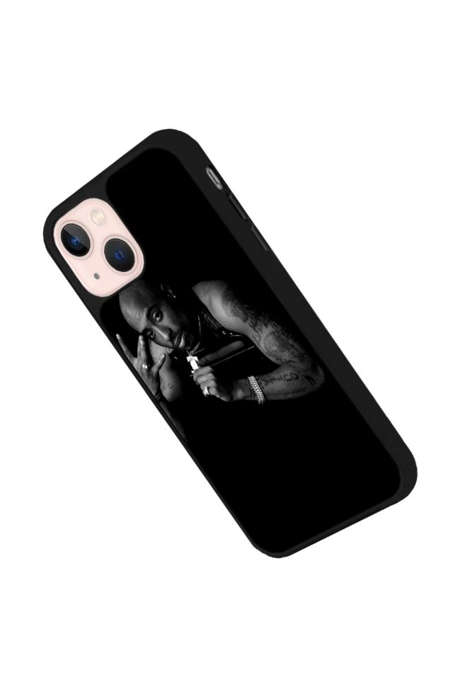 iPhone 15 Uyumlu Tupac Tasarımlı Glossy Premium Kılıf