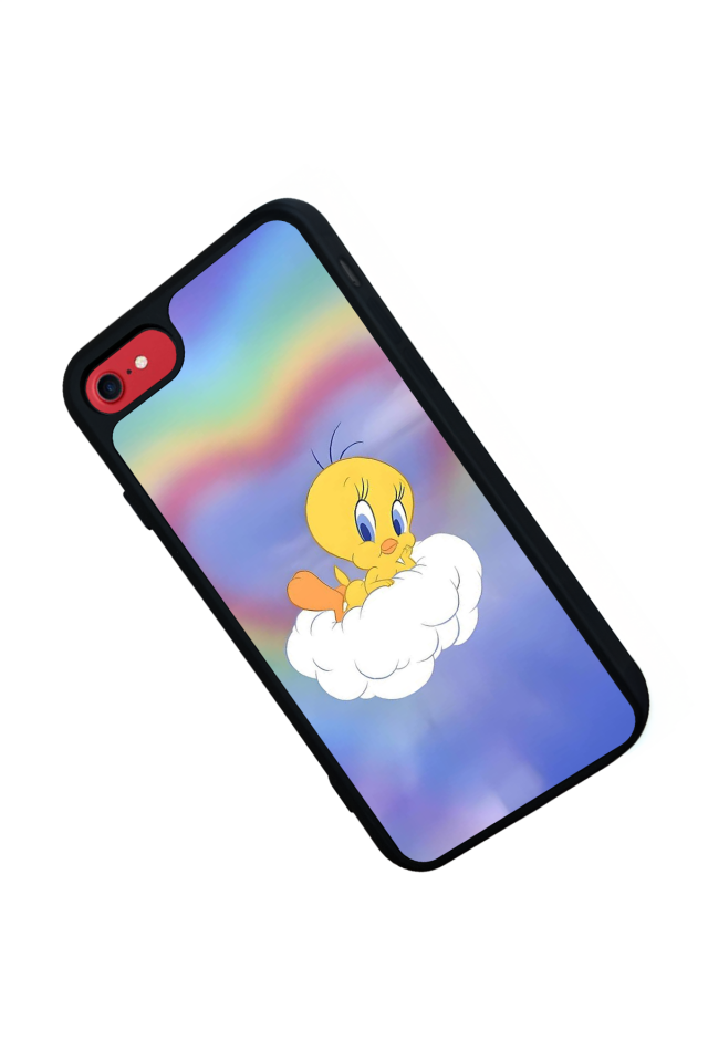 iPhone 7 Uyumlu Tweety Tasarımlı Glossy Premium Kılıf
