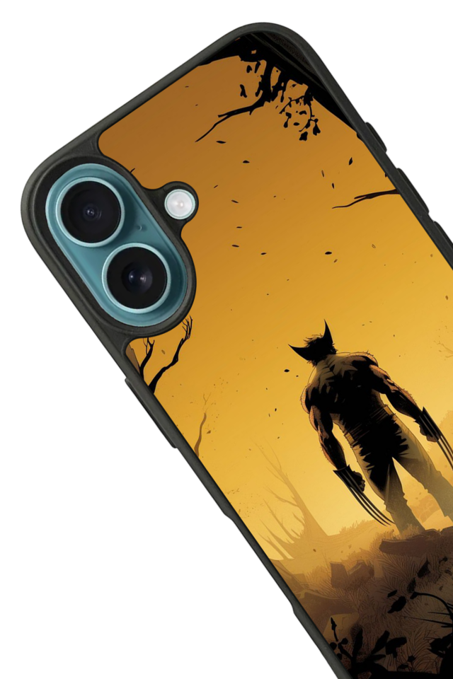 iPhone 16 Plus Uyumlu Wolverine Tasarımlı Glossy Premium Kılıf