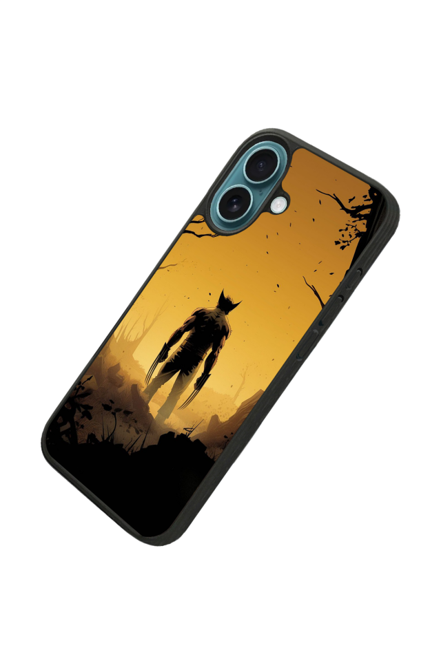 iPhone 16 Plus Uyumlu Wolverine Tasarımlı Glossy Premium Kılıf