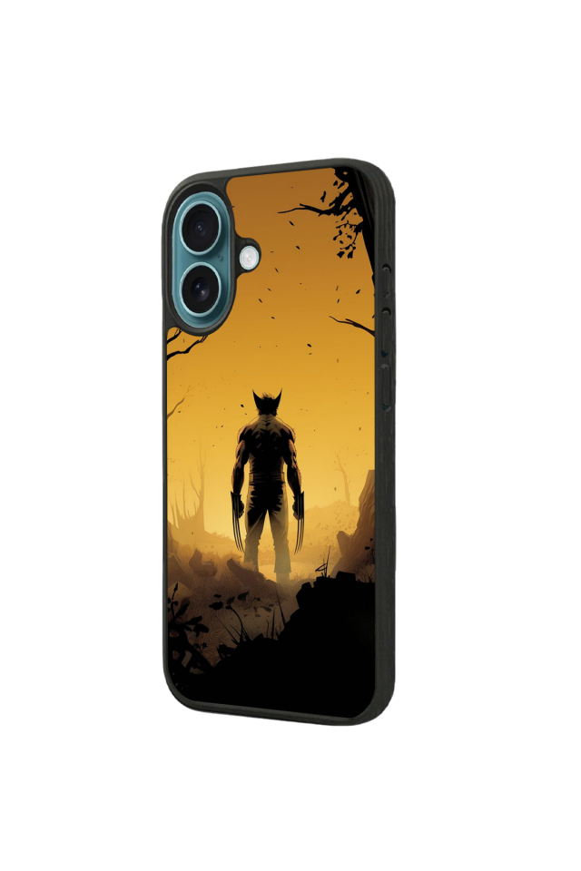 iPhone 16 Plus Uyumlu Wolverine Tasarımlı Glossy Premium Kılıf