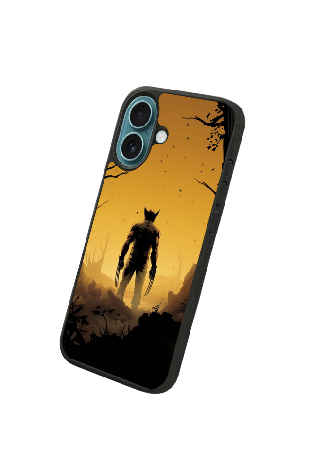 iPhone 16 Plus Uyumlu Wolverine Tasarımlı Glossy Premium Kılıf