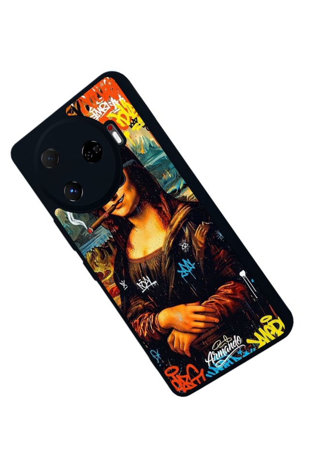 Tecno Camon 30 Pro Uyumlu Monalisa Tasarımlı Glossy Premium Kılıf